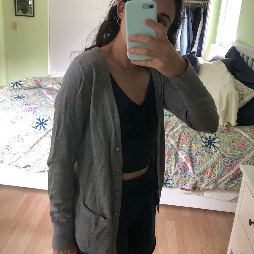 Grey Banana Republic Cardigan